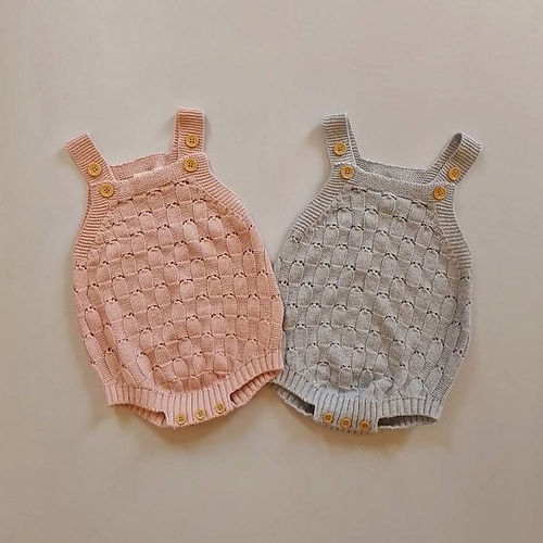 Waffle Knit Romper