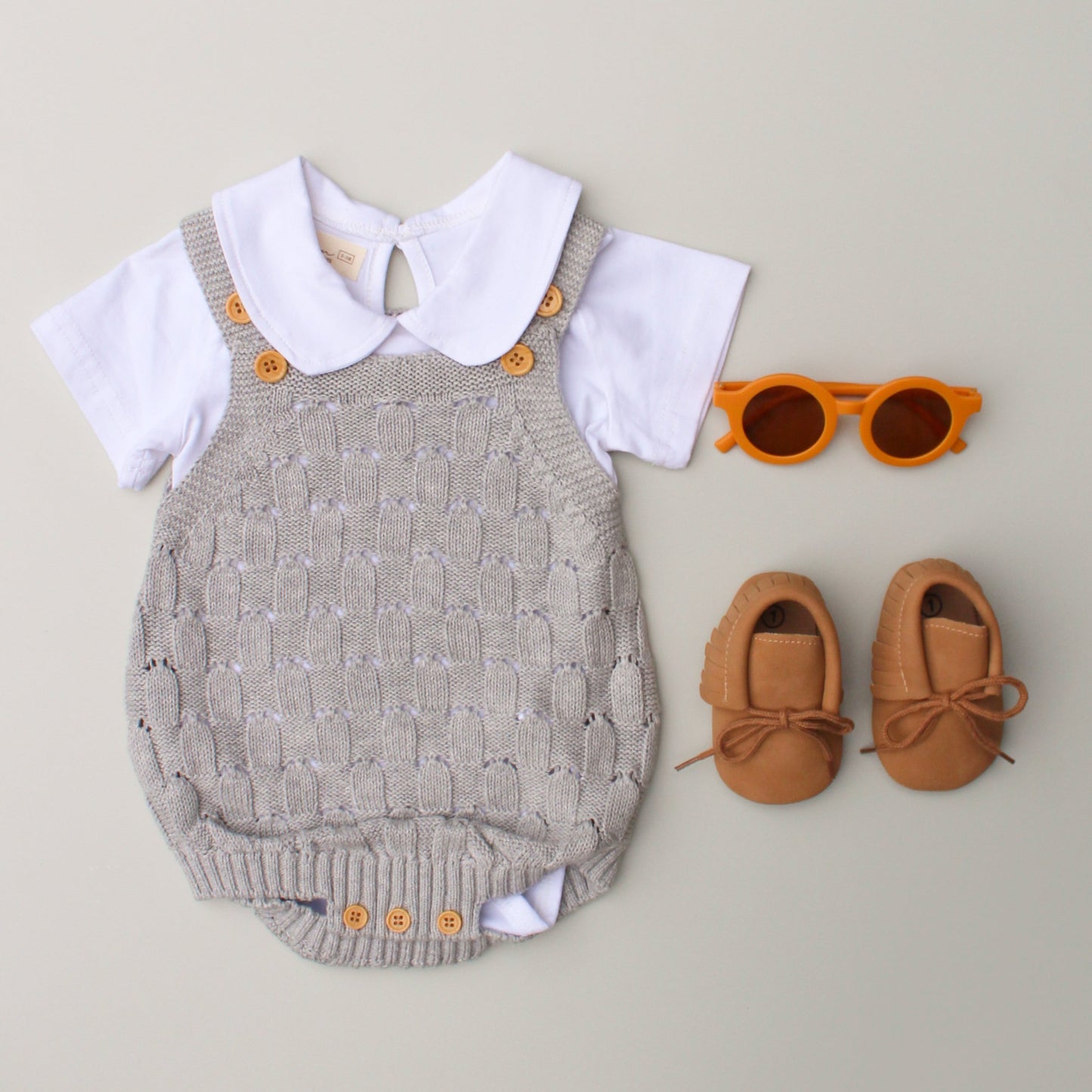 Waffle Knit Romper